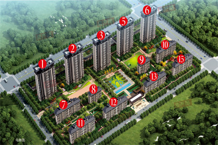 首付4万！八喜温馨苑4楼，110平+车库23平，精装，双气